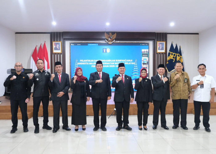 Johan Manurung Pimpin Pelantikan Majelis Kehormatan Notaris Wilayah Babel 2025–2028
