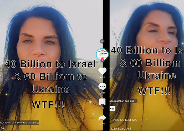 Emak-emak Amerika Stop Mobil dan Marah, Amerika Kasih 40 Miliar Dollar ke Israel, Kami yang Harus Bayar Pajak!