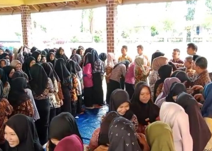 Hari Pertama Masuk Sekolah Pasca Libur Lebaran, Sejumlah Sekolah di Ogan Ilir Gelar Halal Bihalal