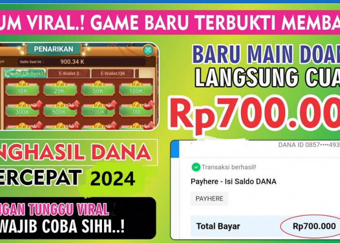 Game Terbaru Akhir Tahun, Main Bentar Sambil Rebahin, Saldo DANA Gratis Nambah Rp 700 Ribu