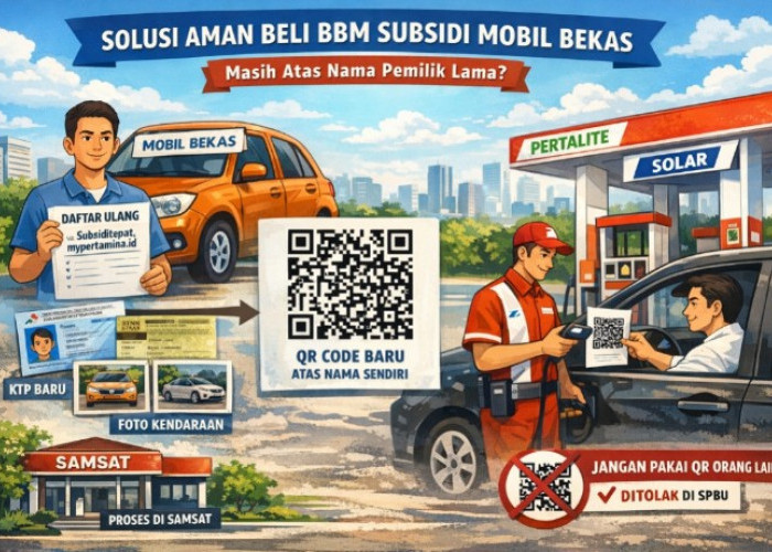 Mobil Bekas Masih Atas Nama Pemilik Lama? Ini Solusi Aman Agar Tetap Bisa Beli BBM Subsidi