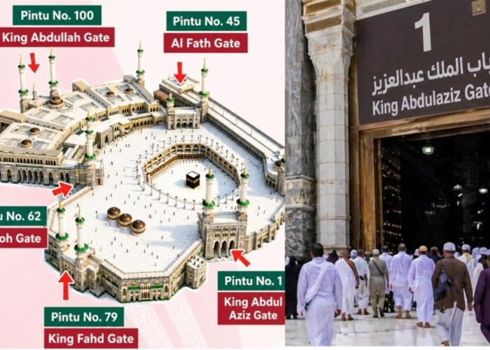 Jemaah Haji 2026 Wajib Tahu! Ini 5 Pintu Utama Masjidil Haram Agar Tak Tersesat