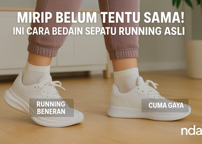 Begini Cara Bedain Sepatu Running Asli Buat Lari, Performa Kencang, Kaki tak Mudah Pegal