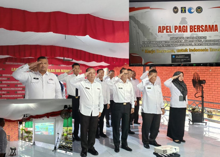 Awal Tahun 2025, Lapas Purwodadi Ikuti Apel Virtual Bersama Kementerian Hukum dan HAM