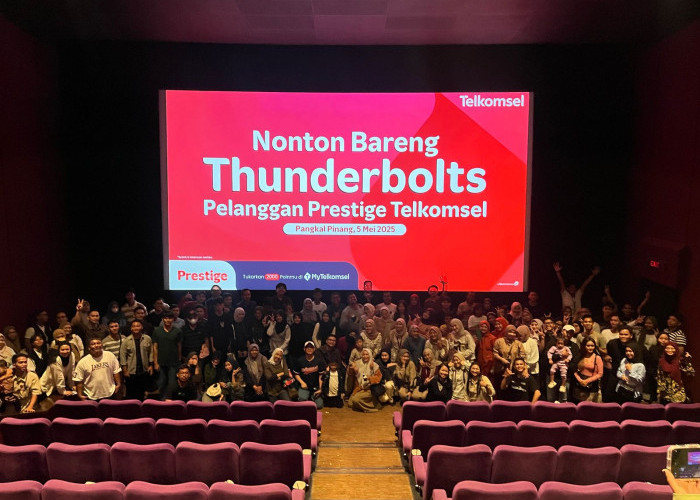 Rayakan HUT ke-30, Telkomsel Ajak Pelanggan Nonton Bareng Thunderbolts di 9 Kota Sumatera