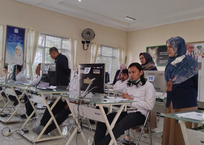 KPU Ogan Ilir Gelar Tes Tertulis Calon PPK untuk Pemilu Tahun 2024