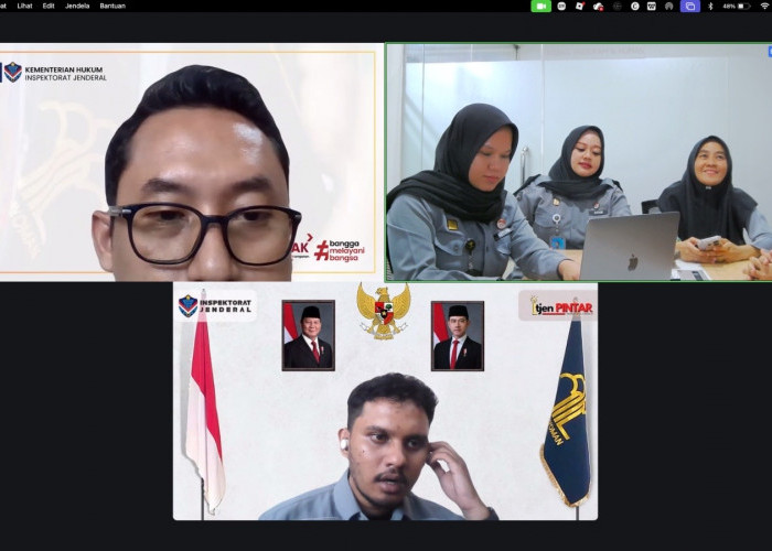 Kemenkum Sumsel Ikuti Rekonsiliasi Data Hukuman Disiplin dan Pengaduan Masyarakat