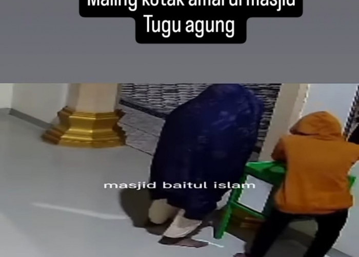 Isi Kotak Amal Masjid di Lempuing OKI Dicuri, Empat Pelaku Terekam CCTV