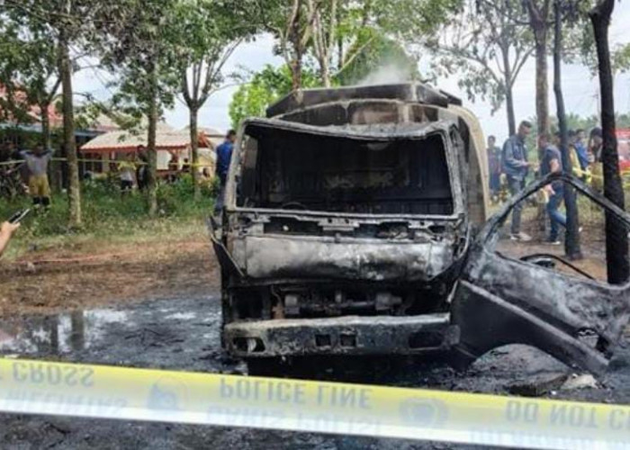 Sopir Truk Tangki Angkut BBM yang Terbakar Hebat di Kebun Karet Menghilang