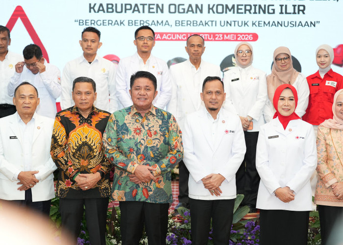 Lantik Pengurus PMI, Gubernur Sumsel Minta Jemput Bola agar Stok Aman