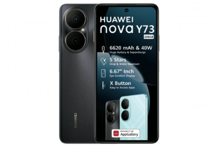 Huawei Nova Y73 Bawa Layar IPS LCD dengan Tingkat Kecerahan Hingga 1000 Nits 