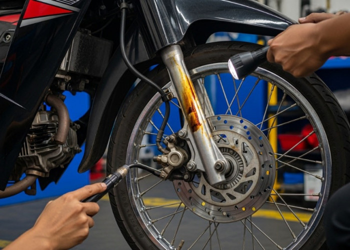 Bahaya Shockbreaker Bocor yang Sering Diabaikan Pengguna Motor Harian