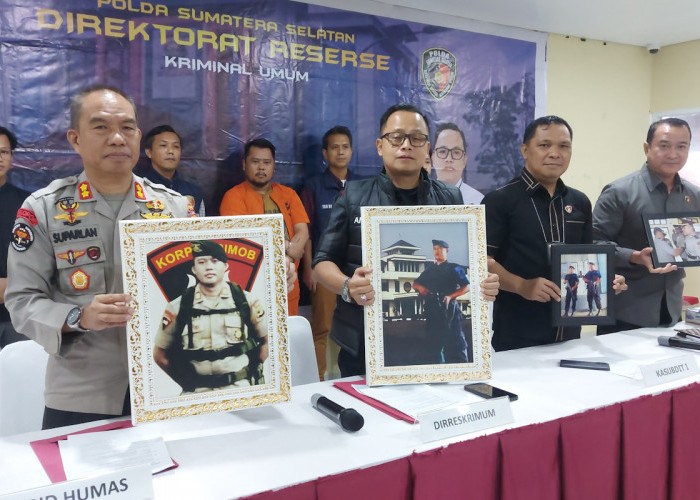 Brimob Gadungan Mengaku Bertugas di KPK Berpangkat Kompol Ditangkap Polda Sumsel, Tipu Warga Muba