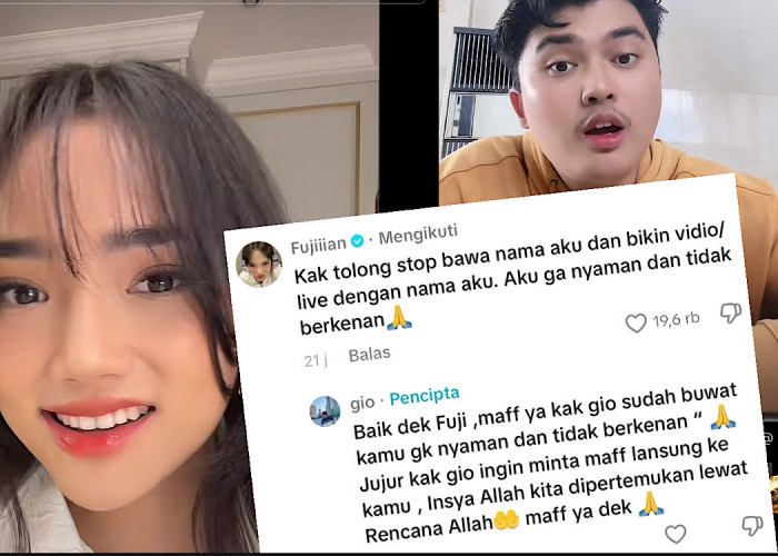 Viral, Fuji Komen di Konten Gioreamedia Yang Memuji ‘Setinggi Langit’, Tolong Stop Aku Tak Nyaman Tak Berkenan