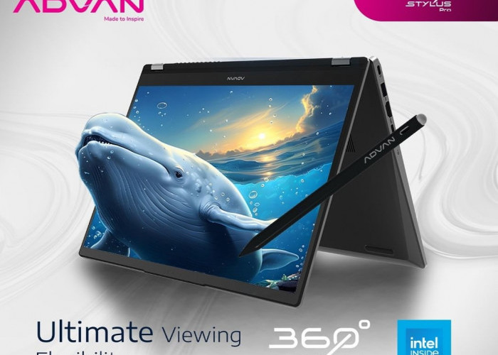 Laptop Murah Advan 360 Stylus Pro: Bawa Kinerja Multitasking dengan Spesifikasi Dewa 