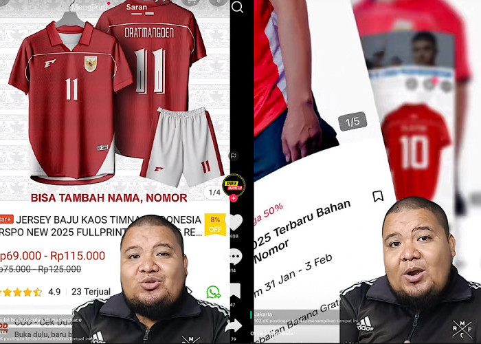 Bikin Geleng Kepala, Jersey Timnas Indonesia KW Bermunculan di Marketplace, Erspo Kapan Jual Versi Suporter? 