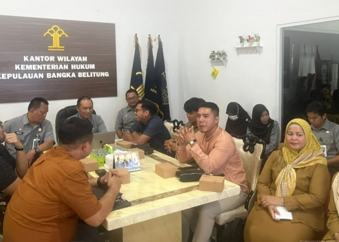 Kanwil Kemenkum Babel Bahas Raperda Pajak dan Retribusi Bangka Selatan, Ini Fokus Perubahannya