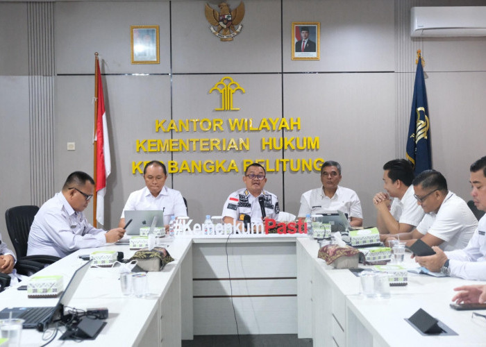 Dukung Kepastian Hukum, Kanwil Kemenkum Babel Harmonisasikan Produk Hukum Bangka Tengah