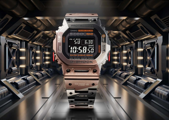 Casio G-Shock GMW-B5000TVB-1ER Titanium Virtual Armor, Jam Tangan Estetika Keren