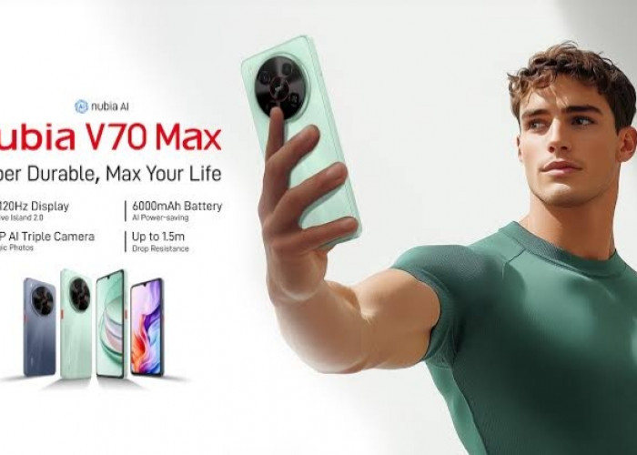 Nubia V70 Max Mengusung Layar Berteknologi IPS LCD Bikin Pengalaman Visual Lebih Impresif 