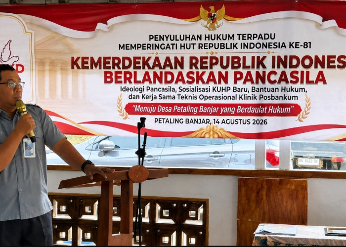 Perkuat Posbankum Desa Petaling Banjar, Kemenkum Babel Perluas Akses Keadilan hingga Tingkat Desa