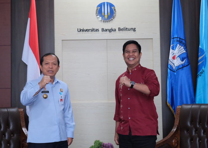 Kakanwil Harun Sulianto Sambangi Rektor Universitas Bangka Belitung, Ini yang dibahas