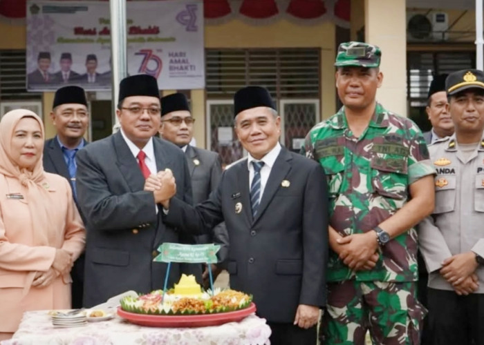 Peringatan HAB ke-79 Tahun 2025, Kemenag Ogan Ilir Gelar Upacara Hingga Potong Tumpeng