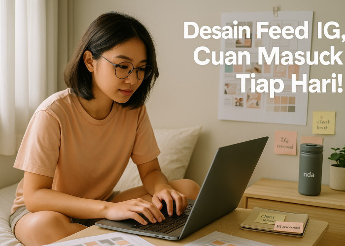 Modal Skill Desain? Cuan Masuk Lewat Jasa Custom Feed dan Konten Instagram!