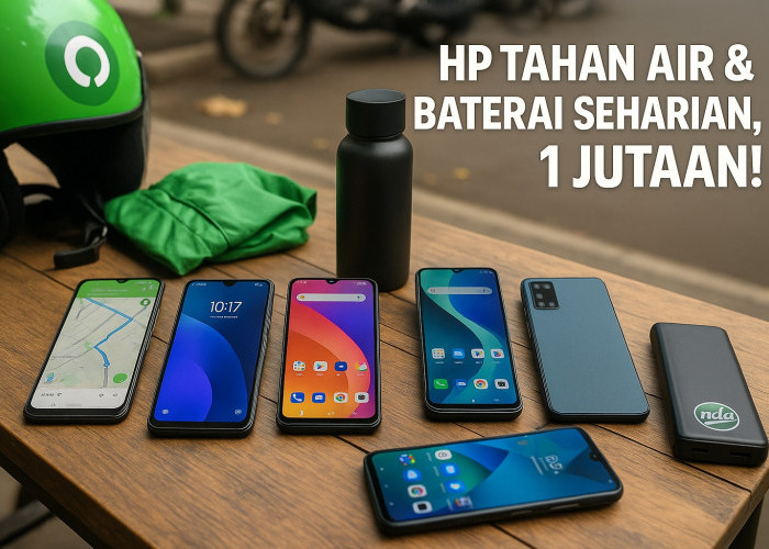 Driver Ojol Wajib Tahu! Ini 7 HP Rp1 Jutaan yang Tahan Air dan Nggak Gampang Lowbat!