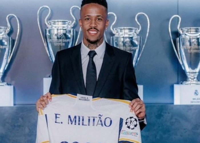 Real Madrid Resmi Perpanjang Kontrak Eder Militao hingga 30 Juni 2028