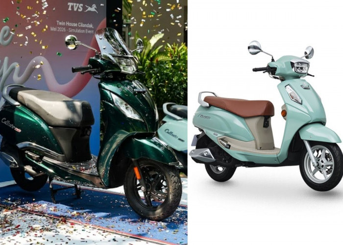 Perbandingan Keunggulan TVS Callisto 125 dan Suzuki Access 125, Skutik Bergaya Retro Klasik