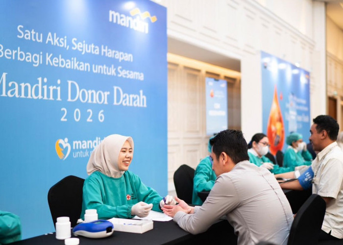 Berbagi Kebaikan untuk Sesama, Bank Mandiri Gelar Donor Darah Massal bagi 2.800 Pendonor