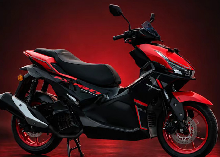 QJMotor Viento 180 ‘Merusak’ Standar Kelas Matic 150 cc Jepang, Panel Spidometer Full Touchscreen