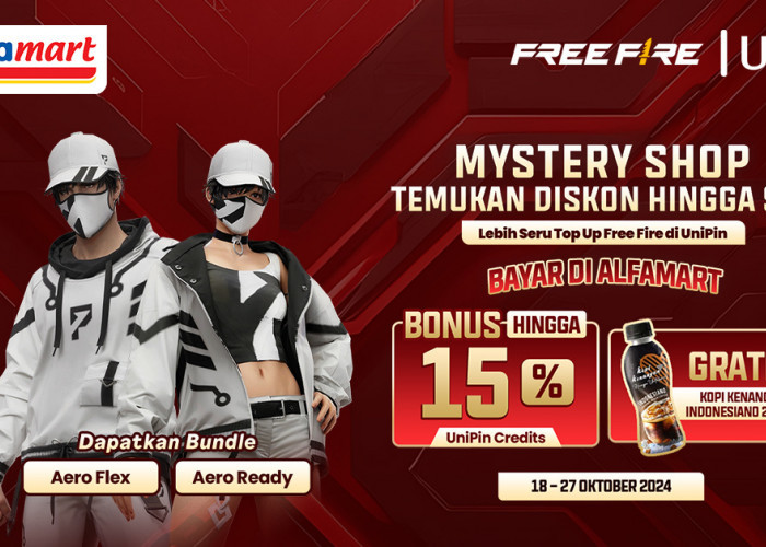 Promo Top Up Diamond Free Fire di Alfamart Gratis Kopi Kenangan Indonesiano 200ml, Diskon Hingga 90 Persen