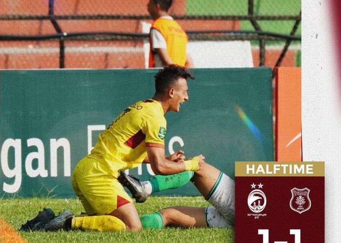  Hasil Liga 2: PSMS Medan vs Sriwijaya FC, Babak Pertama Sama Kuat Skor 1-1