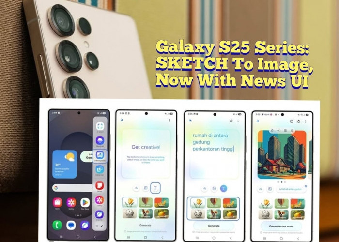 ANTI RIBET, Ubah Sketsa, Teks, dan Foto Jadi Gambar dengan Fitur Baru Galaxy S25 Series