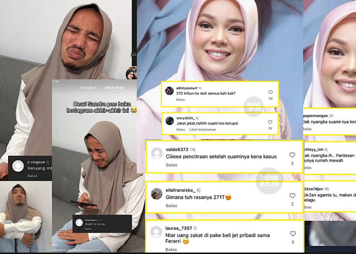 KOCAK, Influencer Ajari Netizen Bedakan Dewi Sandra dan Sandra Dewi: ‘Dewi Jilbab Gacor! Panen Pahala’