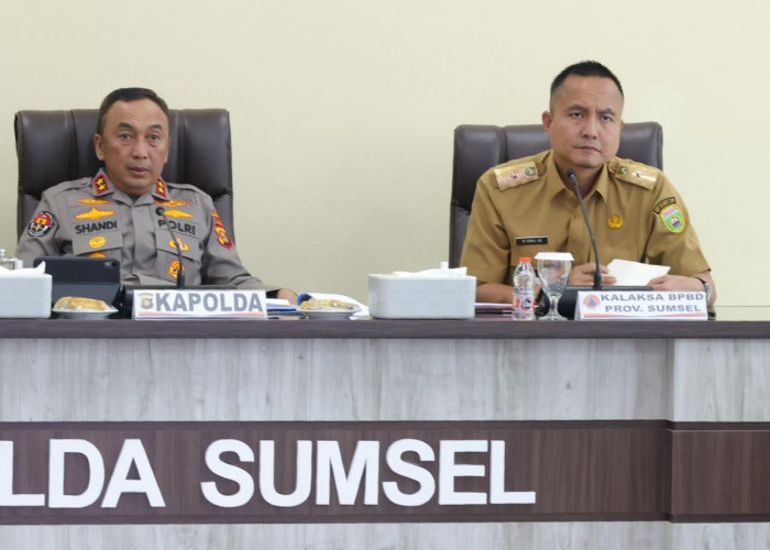 Polda Sumsel Ingatkan Waspada Fenomena Godzilla, Panas Ekstrim Picu Kekeringan Hingga Karhutla, Langkahnya!