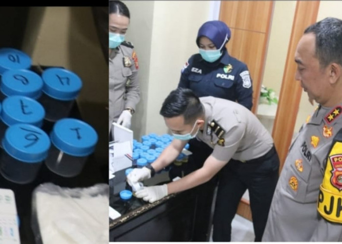 Kapolda Sumsel Irjen Sandi Nugroho Pimpin Tes Urine Mendadak: Zero Tolerance Narkoba Dimulai dari Pimpinan