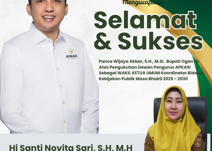 Pengukuhan Bupati Ogan Ilir Sebagai Waketum Koordinator Kebijakan Publik APKASI Masa Bhakti 2025-2030