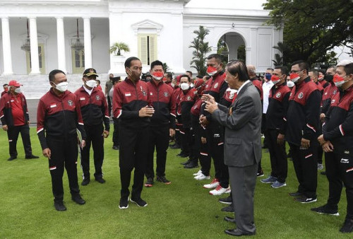 Ini Foto Presiden Jokowi Guyur Bonus Peraih Medali SEA Games Rp162,5 M 