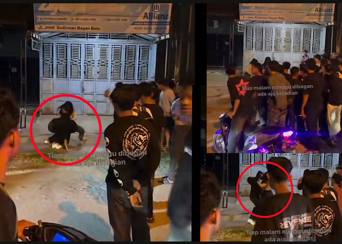 Viral 2 Cewek Ado Jotos di Bagan Batu Ditonton Ramai Pemuda, Sudah Bisa Ditebak Pemicunya Apa?
