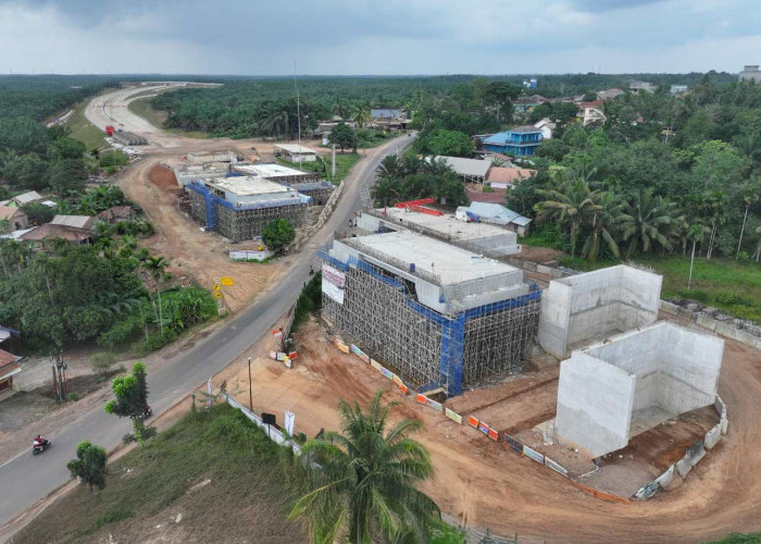 Kerjakan Overpass Tol Palembang-Betung Seksi 3, Jalan Nasional di KM 69-71 Sumsel Terapkan Buka-Tutup