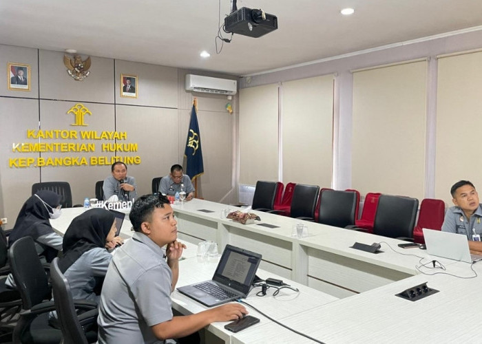 Dorong Capaian IRH, Kanwil Kemenkum Babel Intensifkan Koordinasi dengan Pemda