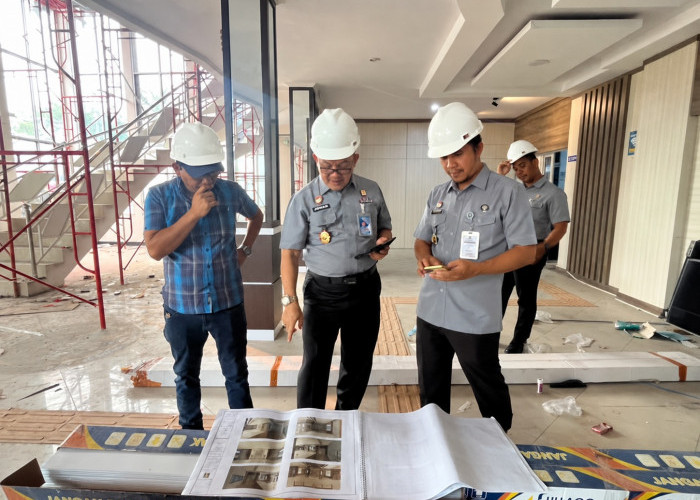 Renovasi Gedung Kanwil Kemenkum Babel Dipantau Johan Manurung, Kualitas dan Target Waktu Jadi Perhatian
