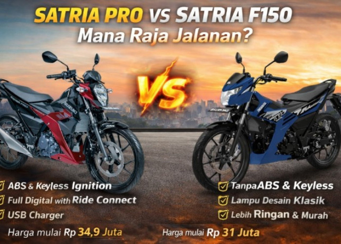 Suzuki Satria Pro vs Satria F150: Adu Kencang 'Raja Jalanan' Terbaru 2026, Mana Pilihan Pecinta Kecepatan?