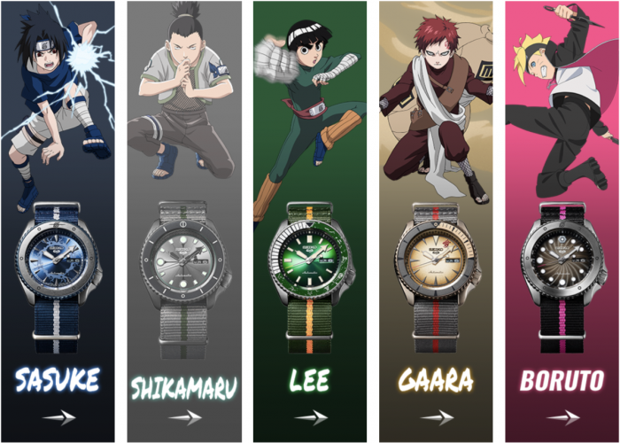 Koleksi Jam Tangan Seiko 5 Sports yang Terinspirasi dari Anime Naruto dan Boruto Edisi Terbatas