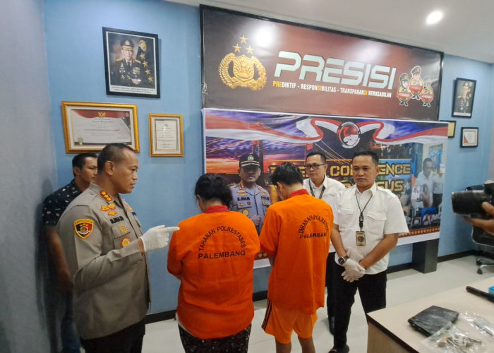 Polisi Tangkap 2 Pengedar Narkoba di Palembang, 7 Kilogram Sabu-sabu Gagal Diedarkan di OKI  