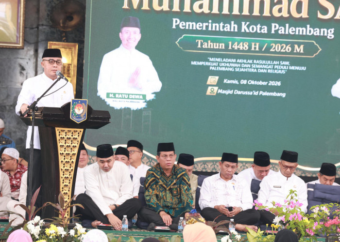 Sekda Palembang Ajak Seluruh Umat Islam Menjadikan Maulid Nabi Sebagai Momentum Spiritual
