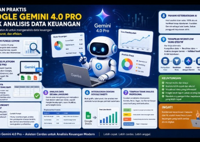 Google Gemini 4.0 Pro Jadi Senjata Baru Analisis Keuangan, Begini Cara Memanfaatkannya Secara Maksimal